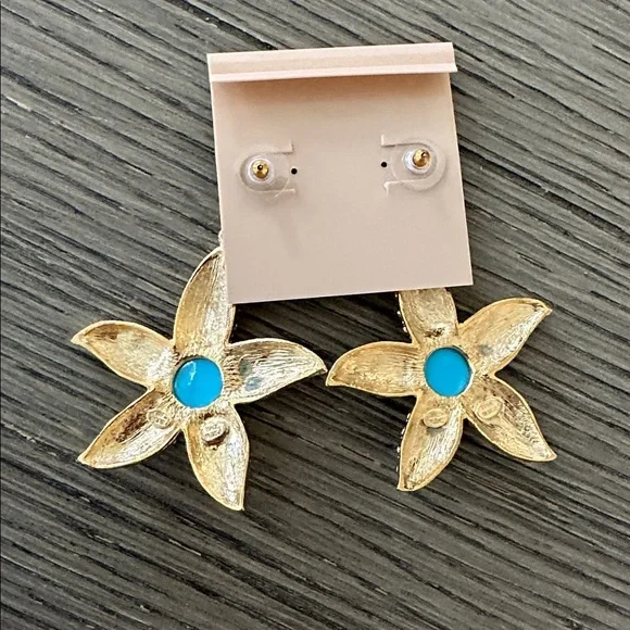 NWT Kenneth Jay Lane starfish earrings - Picture 3 of 6